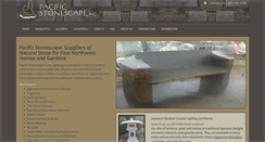 Desktop Screenshot of pacificstonescape.com