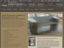 Tablet Screenshot of pacificstonescape.com